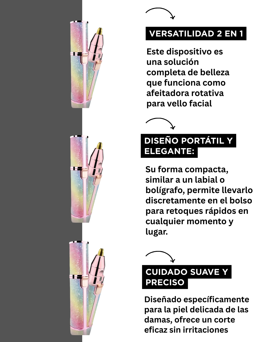 DEPILADORA FACIAL Y NARIZ